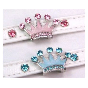 crystal crown dog collar