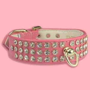 crystal dog collar