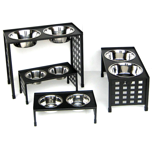 Criss Cross Single Dog Feeder: 5, 7 & 10 H