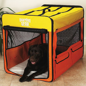 Large Dog Crate is a collapsible, soft 