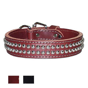 leather dog collar - Detroit