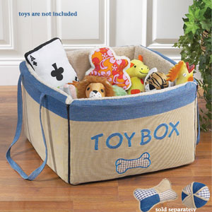 folding canvas dog toy box