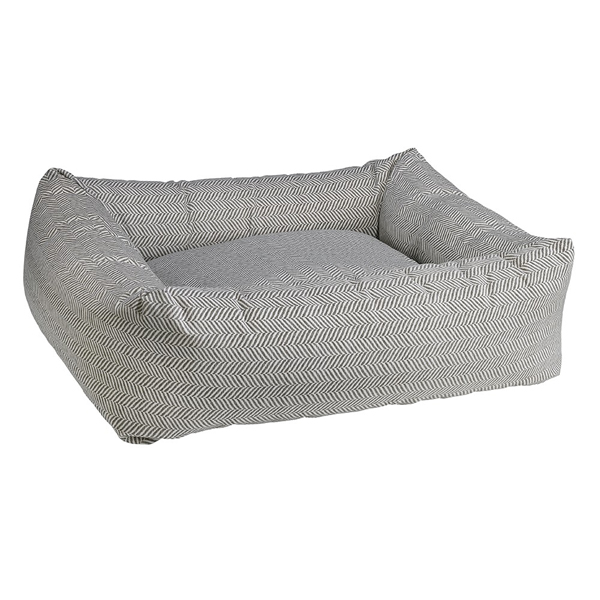 Dutchie Dog Bed Taupe Herringbone