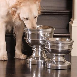 aluminum dog bowl