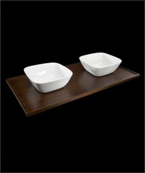 square ceramic dog bowls