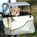 Deluxe TagALong Pet Bike Basket - Silver