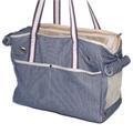 Denim Stripe Dog Carrier